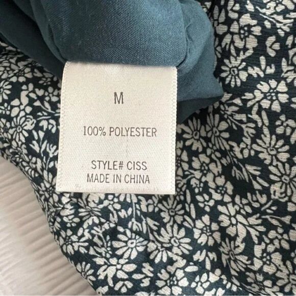 š Francescaās Blue Rain Dark Teal RomperāsizeāM - Picture 2 of 8